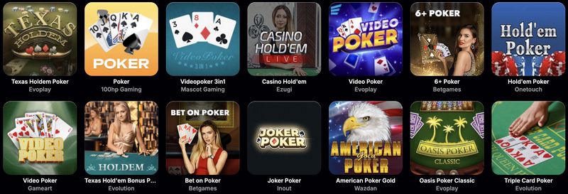 Videospilsmuligheder og software på NV Casino